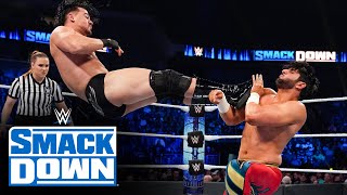 Mansoor amp Cesaro vs Los Lotharios SmackDown Nov 5 2021 [upl. by Amalee]