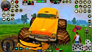 301 auto monster jeep driving simulator gameplay  monster jeep racing game [upl. by Adnovad]