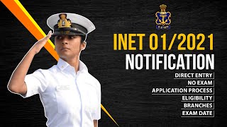 INET 012021 Notification  Direct Entry No Exam  Application Process  Eligibility  Branches [upl. by Anyaj]