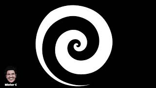 3 minute optical illusion spiral [upl. by Enilamme]