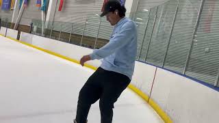 Freestyle ice skating learning tricksmontage [upl. by Semajwerdna]