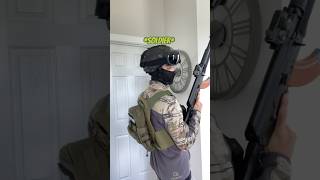 Pov when a soldier plays airsoft 😂💀 airsoft darkhumour airsoftguns [upl. by Eocsor]