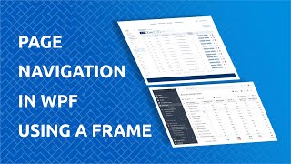 Page Navigation In WPF Using a Frame Control in C [upl. by Healey]