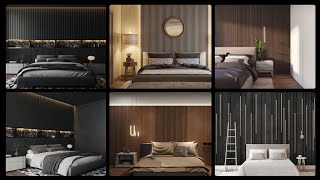 Beautiful Bedroom Wall Panel Design Ideas l Stylish Bedroom Wall Paneling Designs [upl. by Muhcon]