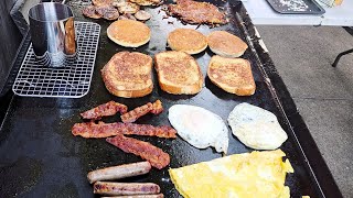 How I Cook Breakfast on a Blackstone Griddle [upl. by Tebzil]