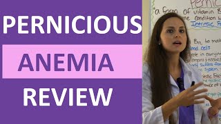 Pernicious Anemia Nursing Pathophysiology Symptoms Treatment  Anemia Types NCLEX [upl. by Narod975]