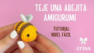 CROCHET TUTORIAL Te enseño a tejer una abejita🐝 [upl. by Issy]