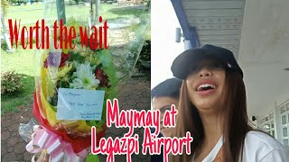 Maymay at Legazpi Airport  LorenTV [upl. by Tricia]