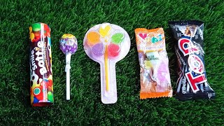 Oddly Satisfying l Unpacking Lollipops Kinder Surprise egg AND Chocolate Sweets ASMR sounds 🍭 [upl. by Arais]