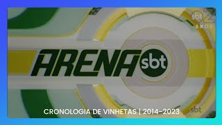 Cronologia de Vinhetas do Arena SBT20142023  TXRWPlus [upl. by Eblehs73]