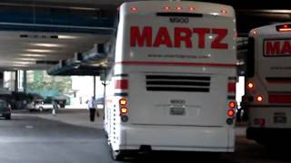 WILKESBARREINTERMODAL FACILITYMARTZ TRAILWAYS LCTA LOCAL BUSES [upl. by Etnom981]