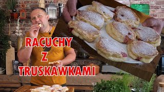 Drożdżowe racuchy z truskawkami to babcine przysmaki  Oddaszfartucha [upl. by Anitsim700]