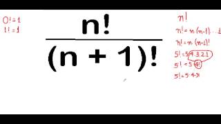 Curso de Matemática Fatorial de um número natural Expressão fatorial simplificada passo a passo [upl. by Heigho224]