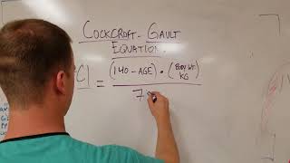 The CockcroftGault Equation How to Estimate Creatinine Clearance [upl. by Eiknarf]