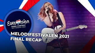 Melodifestivalen 2021 Sweden  Final  RECAP [upl. by Madonia]