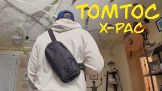 tomtoc Compact EDC XPac Sling Bag insidethebagz edcbag tomtoc xpac amazonfinds [upl. by Aihseym216]