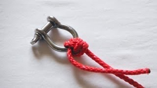 How To Tie An Anchor Bend Variant  Knot [upl. by Anikram938]