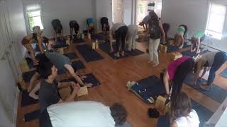 Nevine Michaan Asana Class September 2018 [upl. by Keryt233]