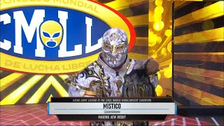 Místico Debut Entrance  AEW Rampage October 20 2023 [upl. by Ainitsirhc]