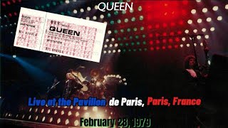 Queen  Feb 28th 1979  Live at the Pavillon de Paris Paris France [upl. by Quintilla]