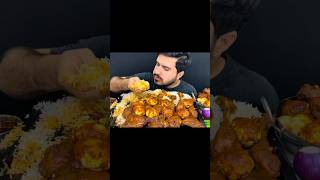 ASMR EATING PART2 CHAKEN CURRY EGGS CURRY WITH RICE youtubeshorts [upl. by Reitrac43]