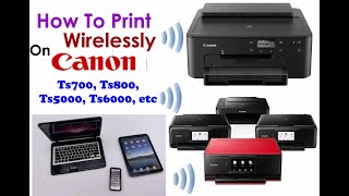 How To Setup Your Canon TS Series Printer For Wireless Printing [upl. by Fanchon188]