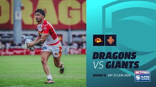 Highlights  Catalans Dragons v Huddersfield Giants  2024 Betfred Super League Round 15 [upl. by Milde966]