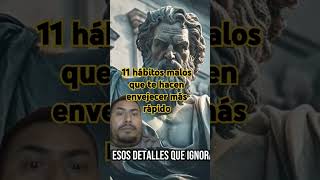 filosofia 11 hábitos malos que te hacen envejecer más rápido sin que te des cuenta [upl. by Newton]