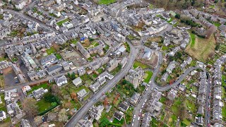 Drone over Selkirk Scottish Borders [upl. by Richards21]