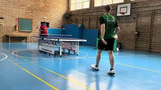 CARLOS LUQUE VS PENGYU QIAN  DIVISION DE HONOR ANDALUZA TENIS DE MESA [upl. by Alrzc908]