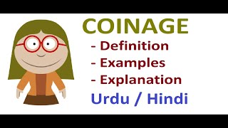 What is Coinage   Word Formation Processes  Urdu  Hindi [upl. by Annaet]