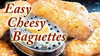 Easy Cheesy Baguettes made easy at home simple step by step instructions [upl. by Adnoluy]