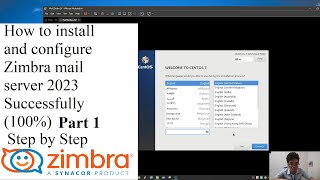 Configure Zimbra Mail Server on CentOS 7 SUCESSFULLY 100 Step by Steps 2023  Part 1 In Des👇 [upl. by Prentice]