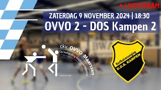 OVVO Maarssen 2 vs DOS KampenUnique Waterontharders 2  Livestream 9112024 [upl. by Ainedrag]