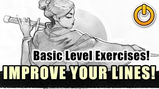 IMPROVE your LINE WORK Basic beginner LVL exercises [upl. by Tosch380]