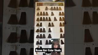 Keune Shade Card  Keune Hair Colour  Colour  Saloon Items hafizabad pakistan haircolour [upl. by Magena]