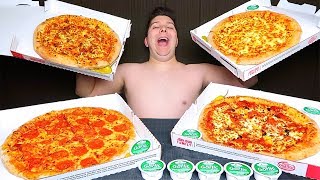 Papa Johns Pizza • MUKBANG [upl. by Conti]