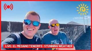 🔴LIVE El Medano Beach WONDERFUL weather in Tenerife☀️ [upl. by Sitnalta]