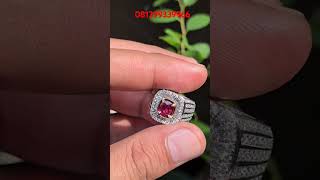 Natural HQ Unheated Red Ruby Eye Clean 100 crt GRI LAB gemstone ruby [upl. by Volney]