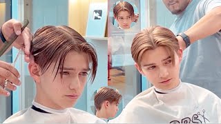 Corte de pelo tendencia  Tutoríal✅ leonardodicaprio frankiedejong kpop hairstyle hair cortes [upl. by Hildagard]