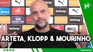 Arteta Klopp amp Mourinho have made me a BETTER manager Pep EMBARGO [upl. by Orutra]