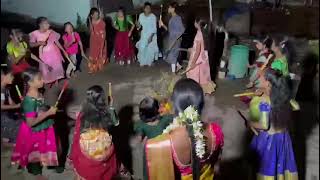 Batukamma festival  Batukamma songs children Kolan [upl. by Aniras]