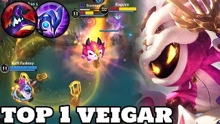 Wild Rift Veigar  Top 1 Veigar Gameplay Rank Grandmaster [upl. by Bor736]