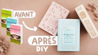 Comment jai peints mes livres Bridgerton  DIY COUVERTURES DE LIVRES [upl. by Nrehtak]