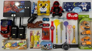 My Latest Toys Collection RC Robot Piggy Bank Pencil Box Walkie Talkies RC Watch car [upl. by Perkin]