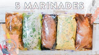 5 EASY DIY Chicken Marinades  3 Meal Ideas  HONEYSUCKLE [upl. by Barfuss82]