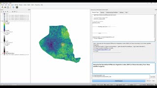 GIS Copilot Normalized Difference Vegetation Index NDVI generation with remote sensing images [upl. by Aicatsana]