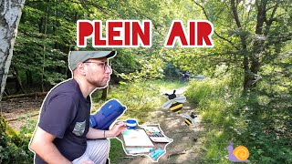 Plein Air Watercolor Paint in the Forest with me [upl. by Jessey]