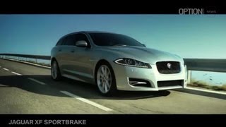 2012 Jaguar XF Sportbrake Official trailer HD Option Auto News [upl. by Ellicec]