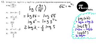 Pregunta 13 modelo PSU DEMRE 2019 matemática [upl. by Andrey]